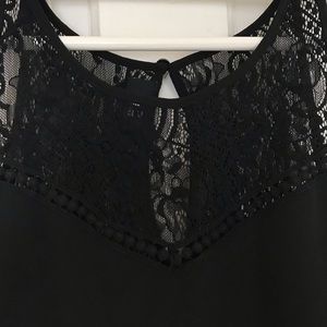 Black lacey blouse